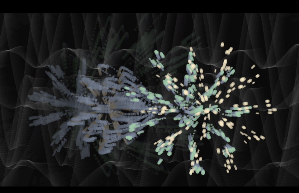 Generative particle and wave composition
